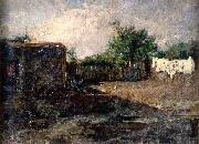 Maria Fortuny i Marsal Paesaggio oil painting on canvas